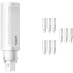 Philips - Mehrfachpackung 10x Corepro pl-c led 4.5W 475lm - 830 Warmweiß Ersatz für 13W - 3000K