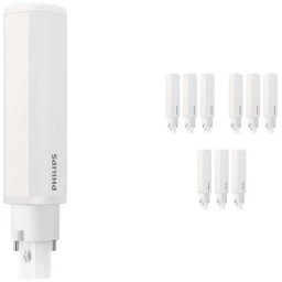 Philips - Mehrfachpackung 10x Corepro pl-c led 6.5W 650lm - 840 Kaltweiß Ersatz für 18W - 4000K