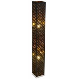 Stehleuchte Clarke schwarz-gold 118 x 15 cm E27, max. 40 w Stehleuchte - Globo