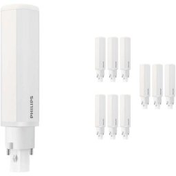 Mehrfachpackung 10x Philips Corepro PL-C LED 6.5W 600lm - 830 Warmweiß Ersatz für 18W - 3000K