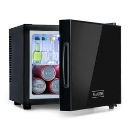 Klarstein - Frosty Mini-Kühlschrank eec a Spiegelglastür 10 Liter schwarz - Schwarz