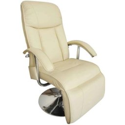Massagesessel Cremeweiß Kunstleder Vidaxl Creme