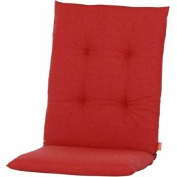 Mirach Sesselauflage 110 cm Dessin Uni rot, 100% Baumwolle - Siena Garden