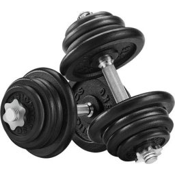 Hanteln, Hantelset aus Gusseisen, verstellbar, 20 kg, 30 kg, 40 kg, 50 kg oder 60 kg, für Männer