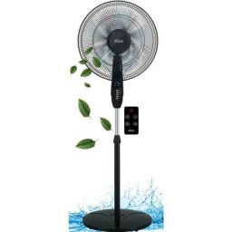 Standventilator mit Fernbedienung LED-Display 8h Timer 3 Geschwindigkeitsstufen Oszilierender