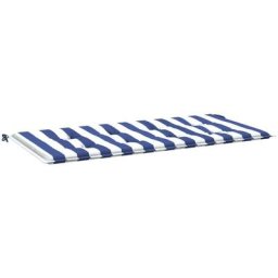 Gartenbank-Auflage Blau&Weiß Gestreift 120x50x3 Oxford-Gewebe Vidaxl Blue and white