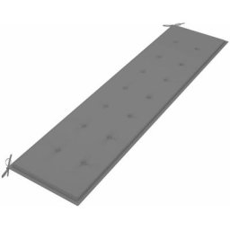 Gartenbank-Auflage Grau 200x50x3 cm Oxford-Gewebe Vidaxl Grau