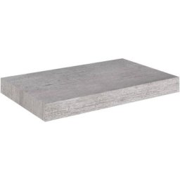 Schweberegal Betongrau 40x23x3,8 cm MDF vidaXL - Grau