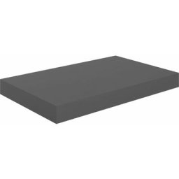 Schwebendes Wandregal Hochglanz-Grau 40x23x3,8 cm MDF vidaXL - Grau
