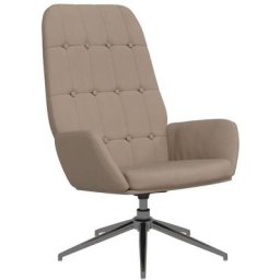 Relaxsessel Hellgrau Wildleder-Optik vidaXL - Grau