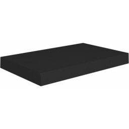 Schwebendes Wandregal Schwarz 40x23x3,8 cm MDF vidaXL - Schwarz