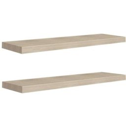 Schwebende Wandregale 2 Stk. Eichefarben 90x23,5x3,8 cm MDF vidaXL - Braun