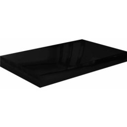 Schwebendes Wandregal Hochglanz-Schwarz 40x23x3,8 cm MDF vidaXL - Schwarz