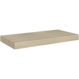 Schwebendes Wandregal Eichefarben 50x23x3,8 cm MDF vidaXL - Braun