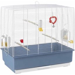 Vogelkäfig Rekord 4 60 x 32,5 x 57,5 cm 52003814 Ferplast - Weiß