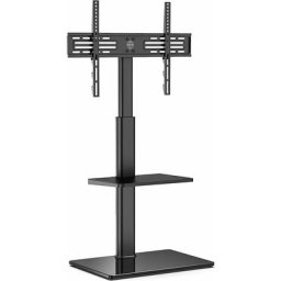 FITUEYES TV Stnder TV Bodenstnder Standfu Fernsehstand mit Regal hhenverstellbar schwenkbar f¨¹r 32