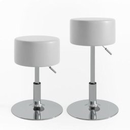 Vicco - Hocker Weiß Höhenverstellbar