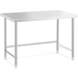 Royal Catering - Gastro Edelstahl Arbeitstisch Edelstahltisch Zerlegetisch 120 x 70 cm 93 kg - Rot,