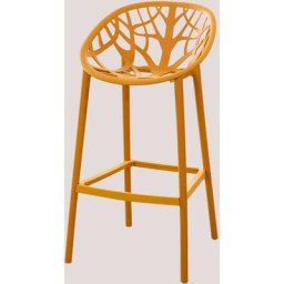 2er Set Barhocker Ores Senfgelb ↑75 cm - Senfgelb ↑75 cm - Sklum