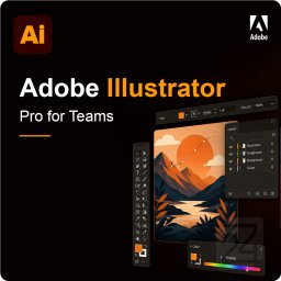 Adobe Illustrator - Pro for Teams 1 - 9 User
