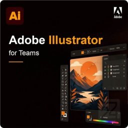 Adobe Illustrator for Teams 1 - 9 User