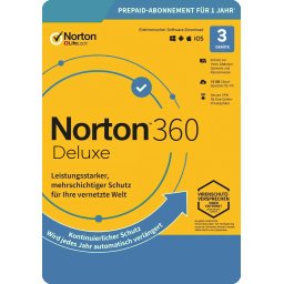 Norton 360 Deluxe 25 GB Cloud-Backup 3 Geräte / 2 Jahre