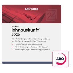 Lexware Lohnauskunft 2026 ABO