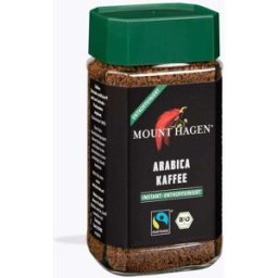 Mount Hagen Arabica Instant Kaffee Entkoffeiniert Bio 100g
