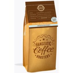 Hanseatic Coffee Roasters Italian Bar Espresso Decaf 250g