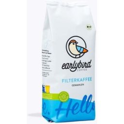 earlybird coffee Filterkaffee Bio 250g gemahlen