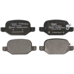Bremsbelagsatz DELPHI LP2475, Hinten