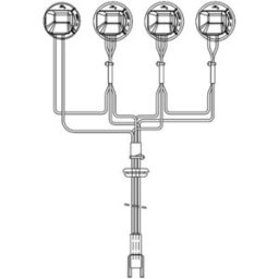 Hauptscheinwerfer - Kabelsatz HELLA 8KA 155 372-001