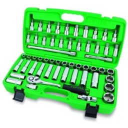 Werkzeugkasten TOPTUL 1/2 zoll 55 teilig (SL, PH, 6-kant, TORX)