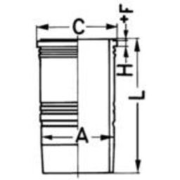 Zylinderlaufbuchse KOLBENSCHMIDT 89092110