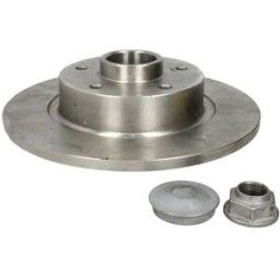 Bremsscheibe SNR KF155.111U hinten, voll, 1 Stück