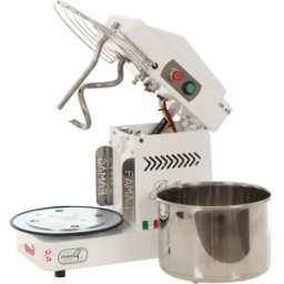 Spiralkneter Famag Grilletta IM 6 S - 10 Geschwindigkeiten - Hohe Hydration - kippbarer Kopf - Display LCD - Schüsselinhalt 6 kg/11 l