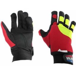Schnittfeste Schutzhandschuhe für Motorsäge Solidur Forest - Größe M (Kleidergröße 9)