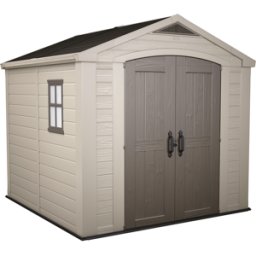 Keter Factor beige - Gartenhaus - mit Seitenfenster - 256.5x255x243 cm