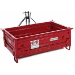 Heckcontainer für Traktor GeoTech TRP 160 - kippbar - 3 abnehmbare Bordwände