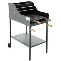 Cruccolini Fuocone - Holzgrill mit Grillrost - 50 x 50 cm - aus schwerem Stahl