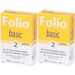 2x Folio 2 basic jodfrei Filmtabletten 2x90 St