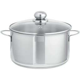 LevelOne Fleischtopf 24cm Basic ¦ silber ¦ Edelstahl Ø: 24