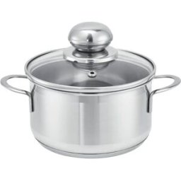 LevelOne Fleischtopf 14cm Basic ¦ silber ¦ Edelstahl Ø: 14