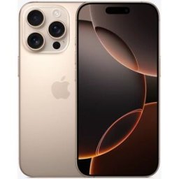 Apple iPhone 16 Pro 512 GB Dual-SIM (2 x eSIM) Titan Wüstensand - Refurbished