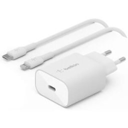 Ladegerät (25W) & Kabel (Lightning) Belkin weiß - Refurbished