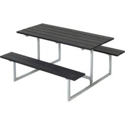 Plus Kindermöbel Basic 110 x 110 x 55 cm schwarz