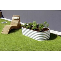Vitavia Hochbeet Terra Basic 82 x 162 x 40 cm aluminium
