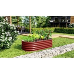 Vitavia Hochbeet Terra Basic 82 x 162 x 40 cm rubinrot