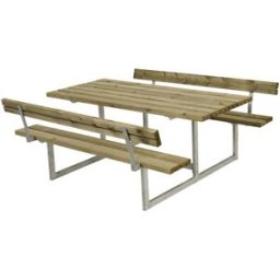 Plus Kombimöbel Basic 177 x 184 x 73 cm, 2 Rückenlehnen, Kiefer/Fichte