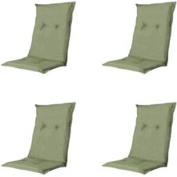 Madison Niederlehner-Auflage Basic grün 105 x 50 cm 4er-Set